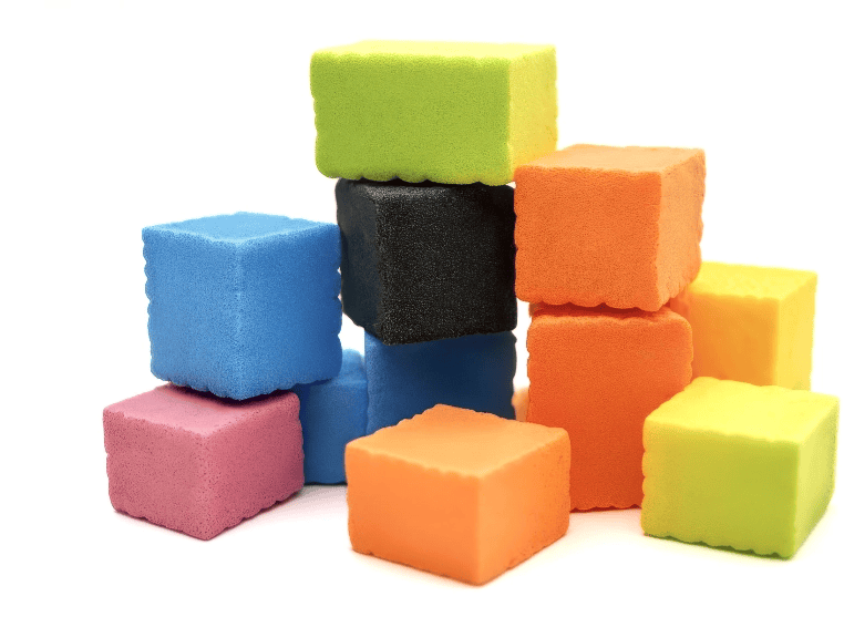 Foto di imballaggi colorati