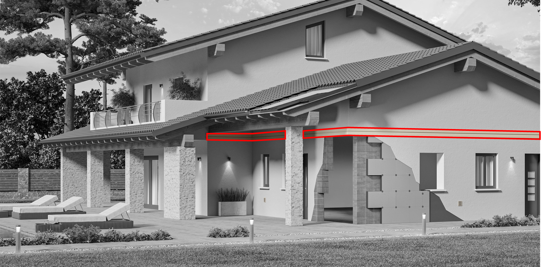 Foto di una casa che evinenzia ISI Decor