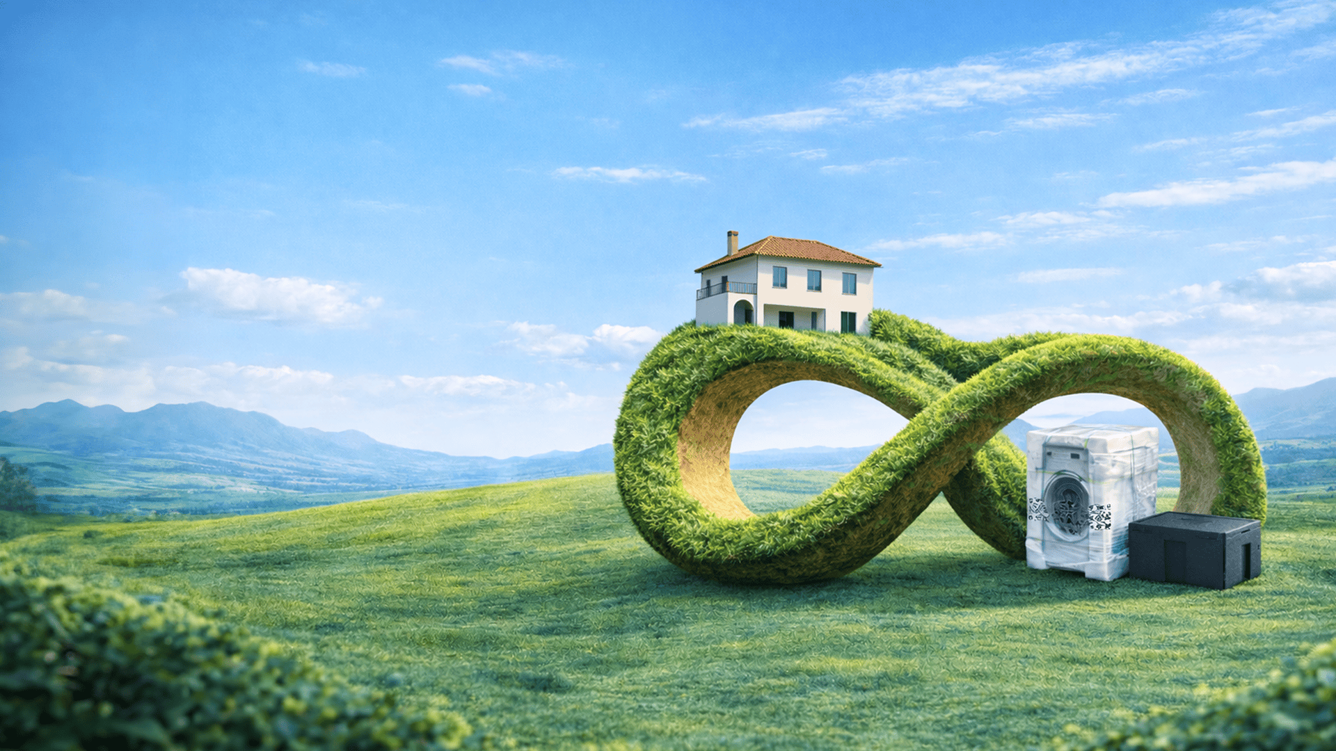 Foto Politop che rappresenta un paesaggio Green